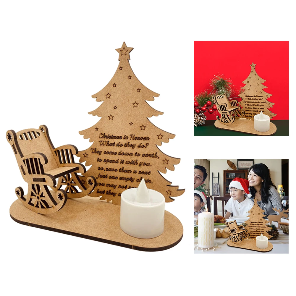 Christmas Candle Holder Wooden Remembrance Candle Holder Desktop Memory Candlestick Ornament For Christmas Party Home Decoration
Christmas Candle Holder Wooden Remembrance Candle Holder Desktop Memory Candlestick Ornament For Christmas Party Home Decoration