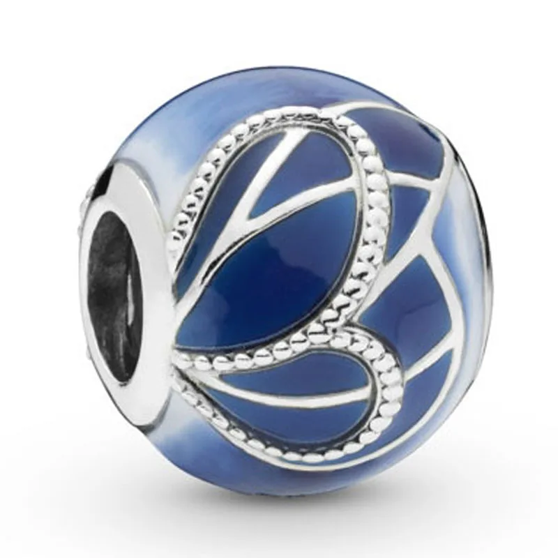 Original Blue Enamel Leaves Round Charm Diy Jewelry Fit 925 Sterling Silver Bead Popular Bracelet Necklace
Original Blue Enamel Leaves Round Charm Diy Jewelry Fit 925 Sterling Silver Bead Popular Bracelet Necklace