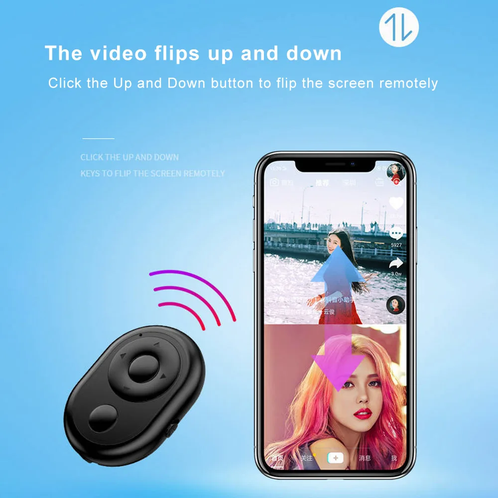 Multifunction Remote Bluetooth Volume Control Pause Forward Page Turner Wireless Selfie Button for IOS Android Phone Laptop
Multifunction Remote Bluetooth Volume Control Pause Forward Page Turner Wireless Selfie Button for IOS Android Phone Laptop