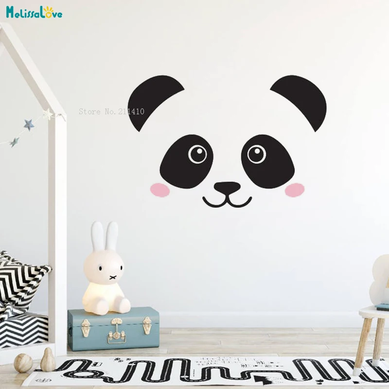 Choose A Cheek Color Cute Panda Head Wall Decals Sticker Stencil Silhouette Home Decor Removable for Kid Nursery YT1909
Choose A Cheek Color Cute Panda Head Wall Decals Sticker Stencil Silhouette Home Decor Removable for Kid Nursery YT1909