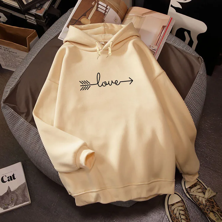 Women Clothing Kpop Oversized Sweatshirt for Harajuku Love Arrow Printed Hoodies Long Sleeve Thick Female Pullover Coat Tops
Women Clothing Kpop Oversized Sweatshirt for Harajuku Love Arrow Printed Hoodies Long Sleeve Thick Female Pullover Coat Tops