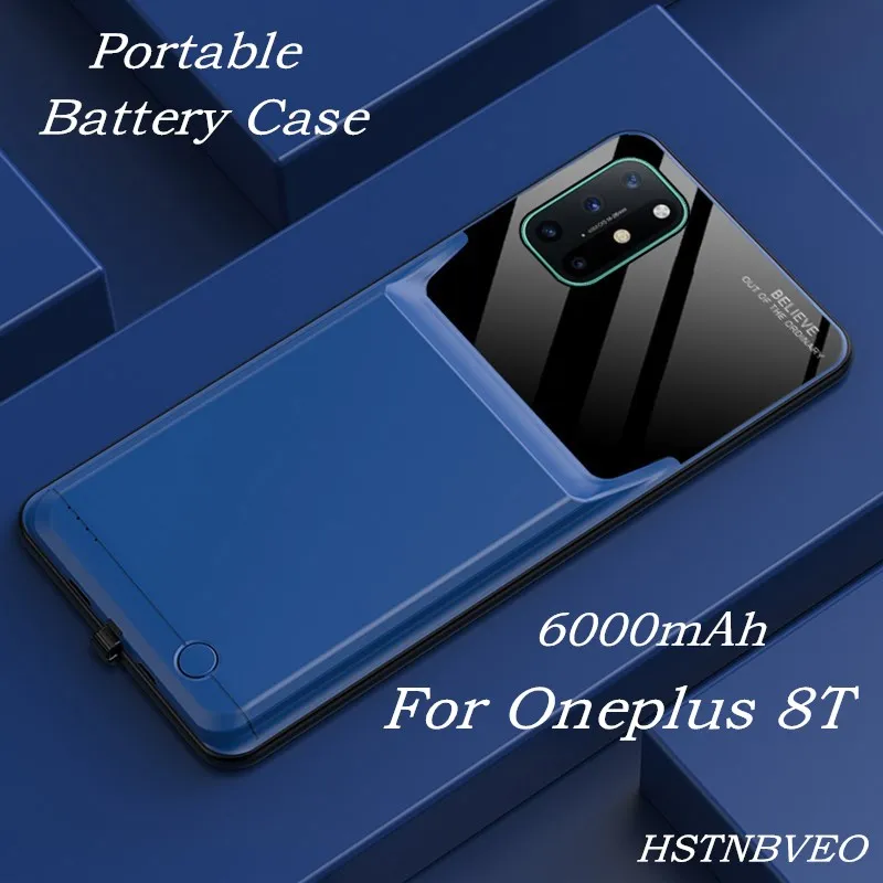 HSTNBVEO Power Bank Battery Charging Power Case For Oneplus 8T Battery Case Portable Battery Charger Cases for Oneplus 8T
HSTNBVEO Power Bank Battery Charging Power Case For Oneplus 8T Battery Case Portable Battery Charger Cases for Oneplus 8T