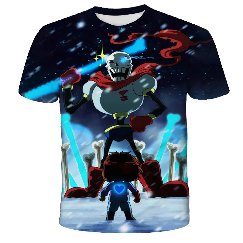 New Game Undertale Inktale Sans And Papyrus 3D T-shirt Skeleton Brother Quote Unisex Tops Children T-Shirts Camisetas boy/girl
New Game Undertale Inktale Sans And Papyrus 3D T-shirt Skeleton Brother Quote Unisex Tops Children T-Shirts Camisetas boy/girl