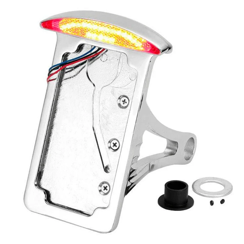 Aluminum Back Axle Side Mount License Plate Holder LED Tail Brake Light Frame Bracket
Aluminum Back Axle Side Mount License Plate Holder LED Tail Brake Light Frame Bracket