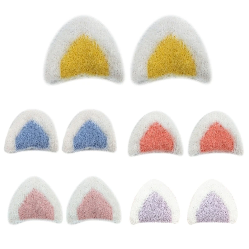 2x DIY Padded Appliques Plush Animal Hairpin Handmade Cat Ears Hair Barrettes Trendy Decor for Hair Clip
2x DIY Padded Appliques Plush Animal Hairpin Handmade Cat Ears Hair Barrettes Trendy Decor for Hair Clip