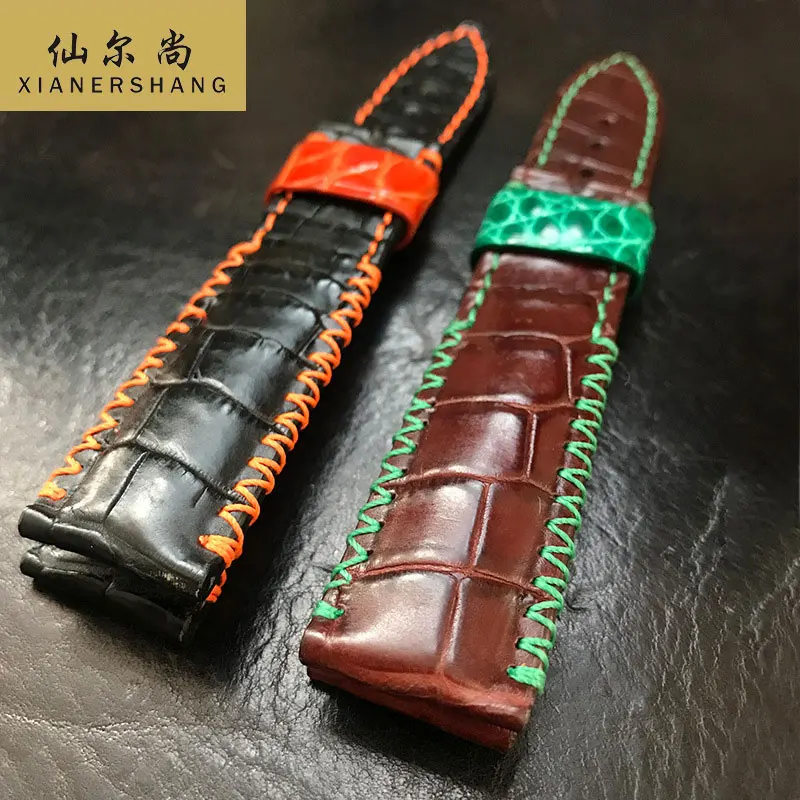 XIANERSHANG Custom RADIOMIR Strap PAM01243 Genuine Alligator Watchbands 20MM 22MM 24MM 26MM Waterproof Crocodile Skin Watch Band
XIANERSHANG Custom RADIOMIR Strap PAM01243 Genuine Alligator Watchbands 20MM 22MM 24MM 26MM Waterproof Crocodile Skin Watch Band