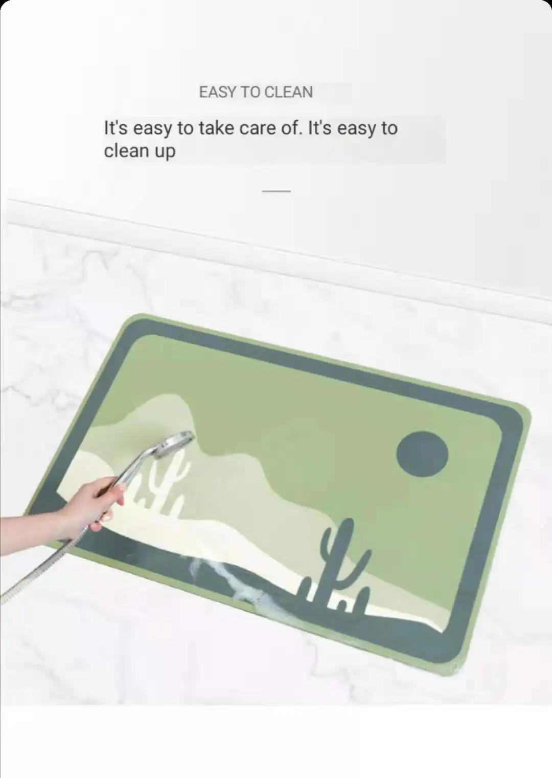 Floor mat bathroom anti slip mat toilet water absorption mat shower room toilet door waterproof mat quick drying
Floor mat bathroom anti slip mat toilet water absorption mat shower room toilet door waterproof mat quick drying