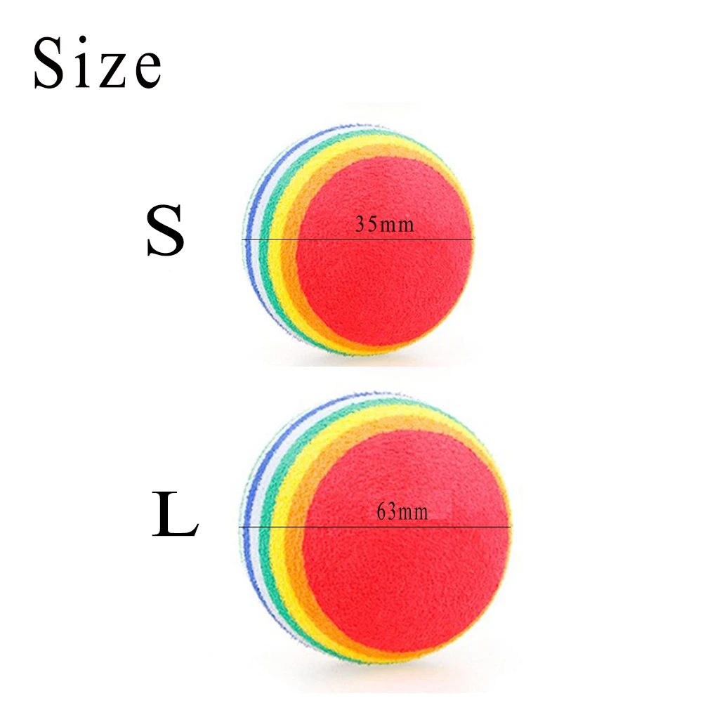 10 pcs EVA Rainbow Ball Pet Toys for Small Puppy Dogs Resistance To Bite Dog Toy Teeth Cleaning Chew Training Toys Pet Supplies
10 pcs EVA Rainbow Ball Pet Toys for Small Puppy Dogs Resistance To Bite Dog Toy Teeth Cleaning Chew Training Toys Pet Supplies