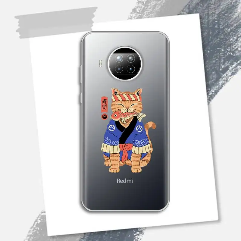 cat Manga surf sushi japan Phone Case Transparent for Xiaomi Redmi note 10 t 8 9 pro lite 11 
cat Manga surf sushi japan Phone Case Transparent for Xiaomi Redmi note 10 t 8 9 pro lite 11