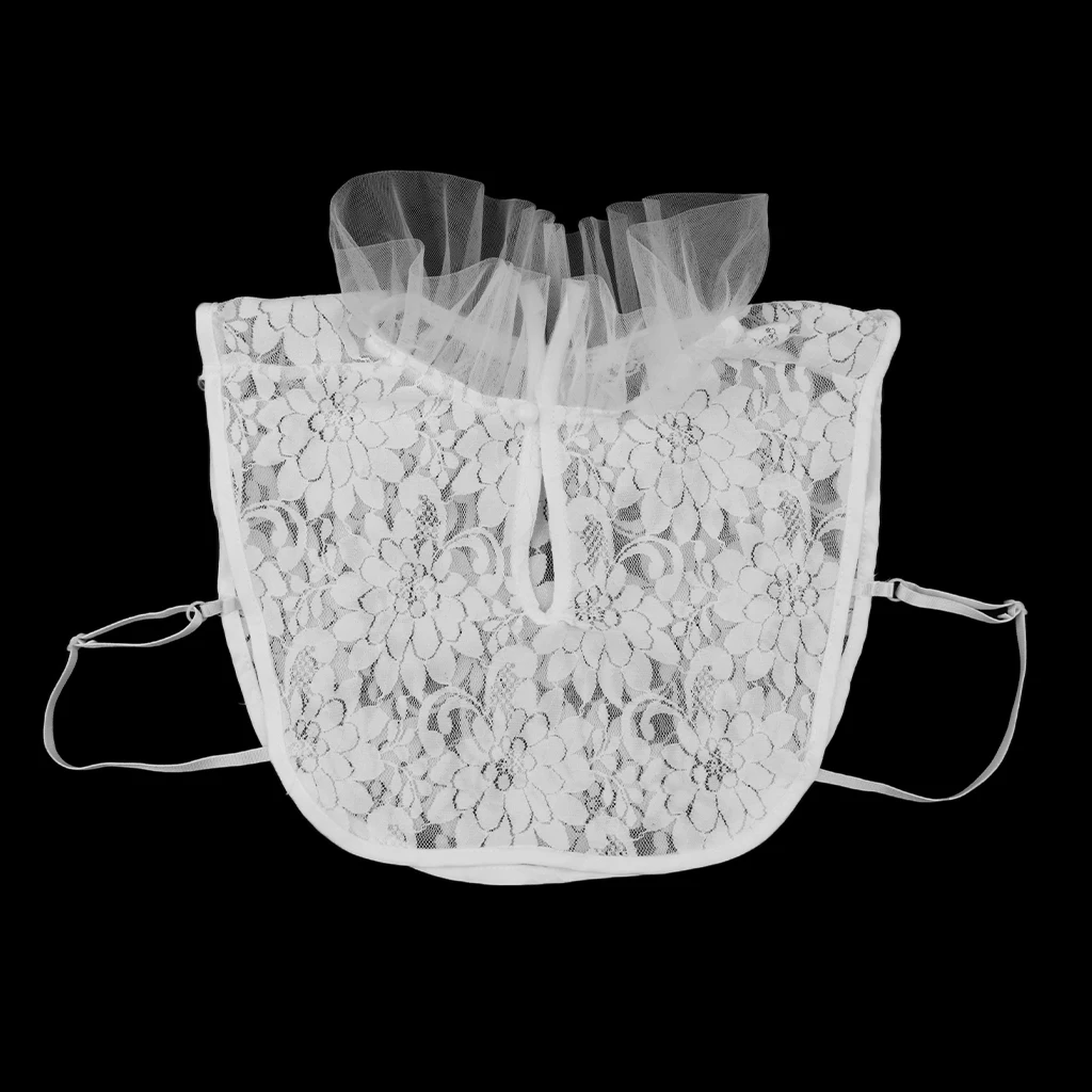 A lotus leaf ear laying a fake collar 
A lotus leaf ear laying a fake collar