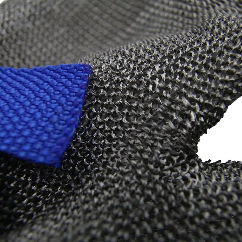 Safety Cut Proof Stab Resistant Stainless Steel Steel wire Butcher blue Glove Size L High Performance Level 5 Protection #A
Safety Cut Proof Stab Resistant Stainless Steel Steel wire Butcher blue Glove Size L High Performance Level 5 Protection #A