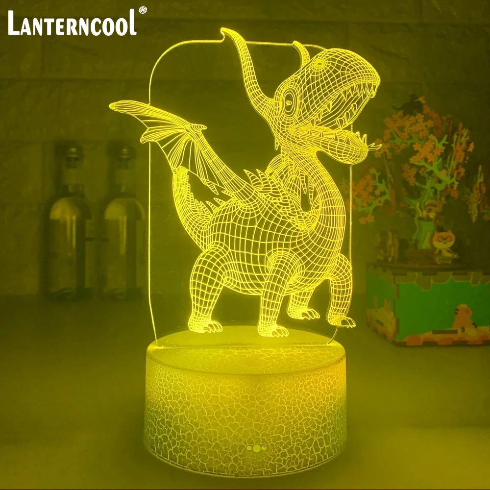 3D LED Night Light Lamp Dinosaur Series 7 Color Night light Remote Control Table Lamps Toys Gift For kid Home Decoration Lantern
3D LED Night Light Lamp Dinosaur Series 7 Color Night light Remote Control Table Lamps Toys Gift For kid Home Decoration Lantern