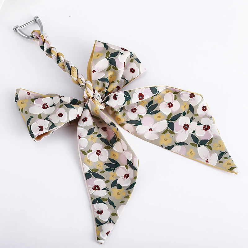 Bow Lanyard Keychain Scarf Bag Pendant Fashion Printed Silk Scarf Hu Bow Design Sweet Bag Pendant 2021 New Products
Bow Lanyard Keychain Scarf Bag Pendant Fashion Printed Silk Scarf Hu Bow Design Sweet Bag Pendant 2021 New Products