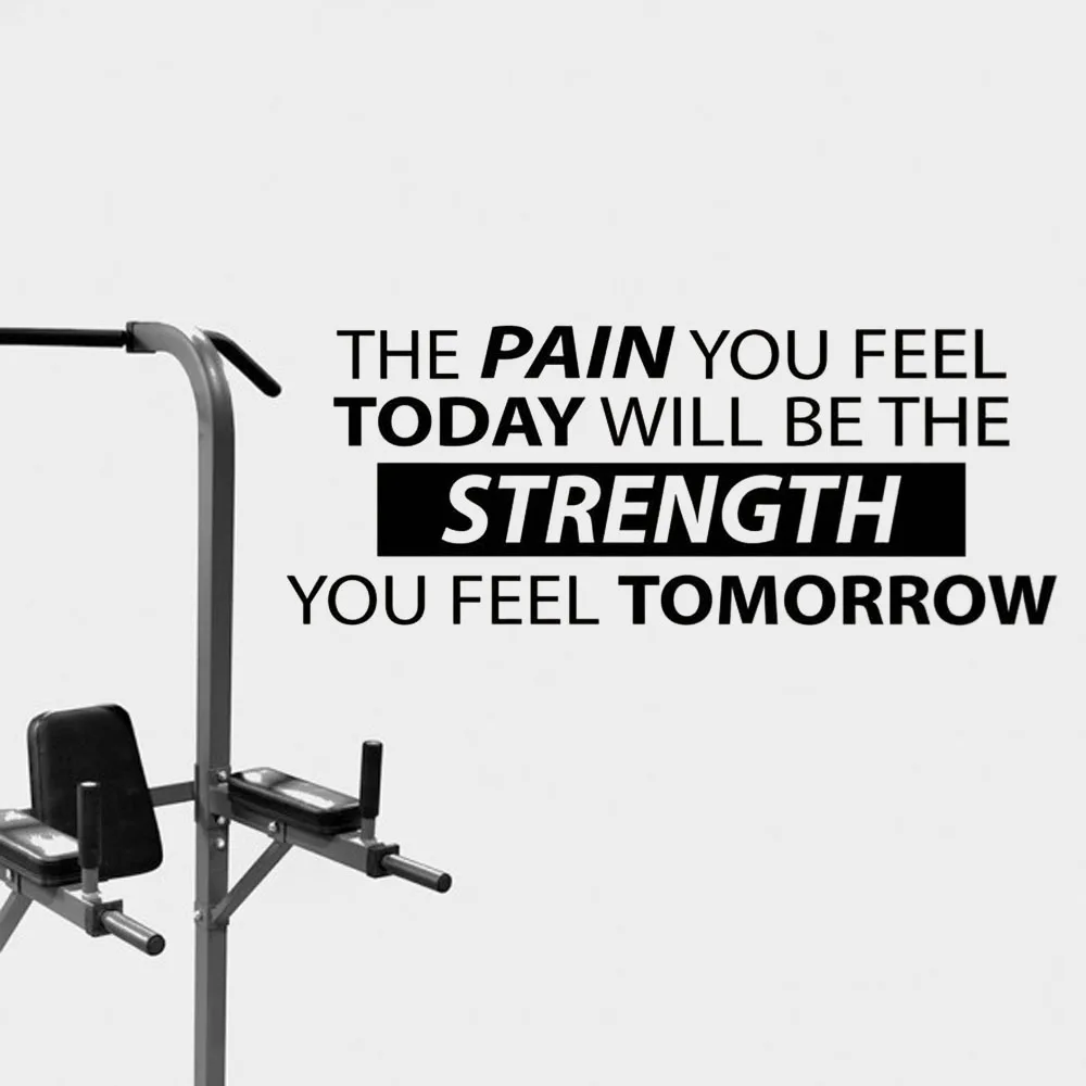 The Pain You Feel Today Will Be The Strength Wall Decal Sign Gym Quote Workout Poster Fitness Office Vinyl Sticker Decor
The Pain You Feel Today Will Be The Strength Wall Decal Sign Gym Quote Workout Poster Fitness Office Vinyl Sticker Decor