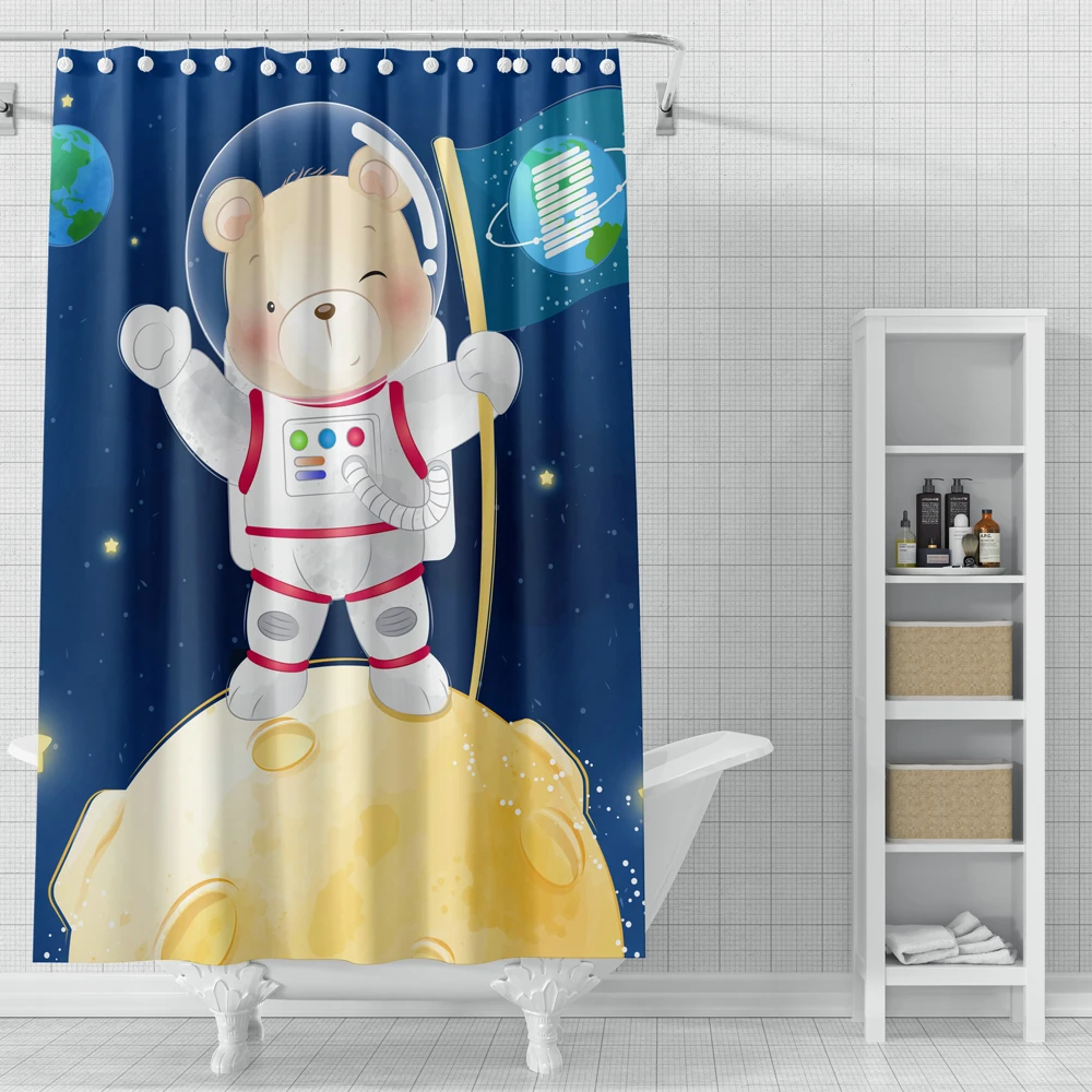 Креативная занавеска для душа с милыми мультяшными животными, медведем, слоном, ветрозащитная декоративная занавеска для ванной комнаты, у...
Креативная занавеска для душа с милыми мультяшными животными, медведем, слоном, ветрозащитная декоративная занавеска для ванной комнаты, у...