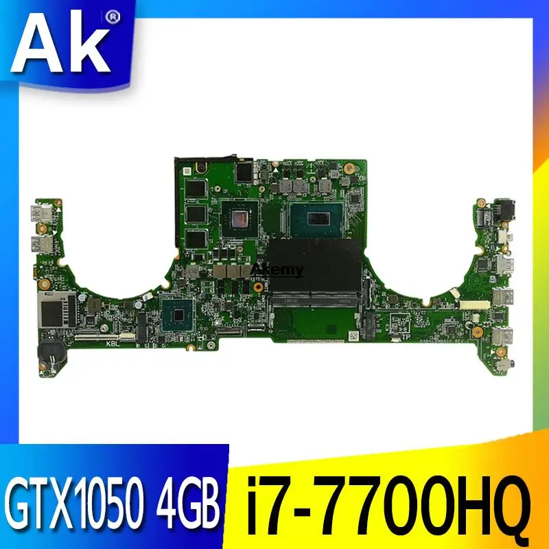 DABKLAMB8B0 Motherboard For Asus GL503VD GL503V laptop Mainboard GTX 1050 4GB i7-7700HQ | Компьютеры и офис
