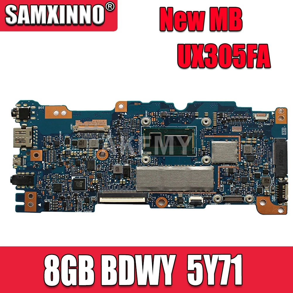 Оригинальная материнская плата UX305FA для ноутбука ASUS UX305F UX305 с процессором BDWY 5Y71