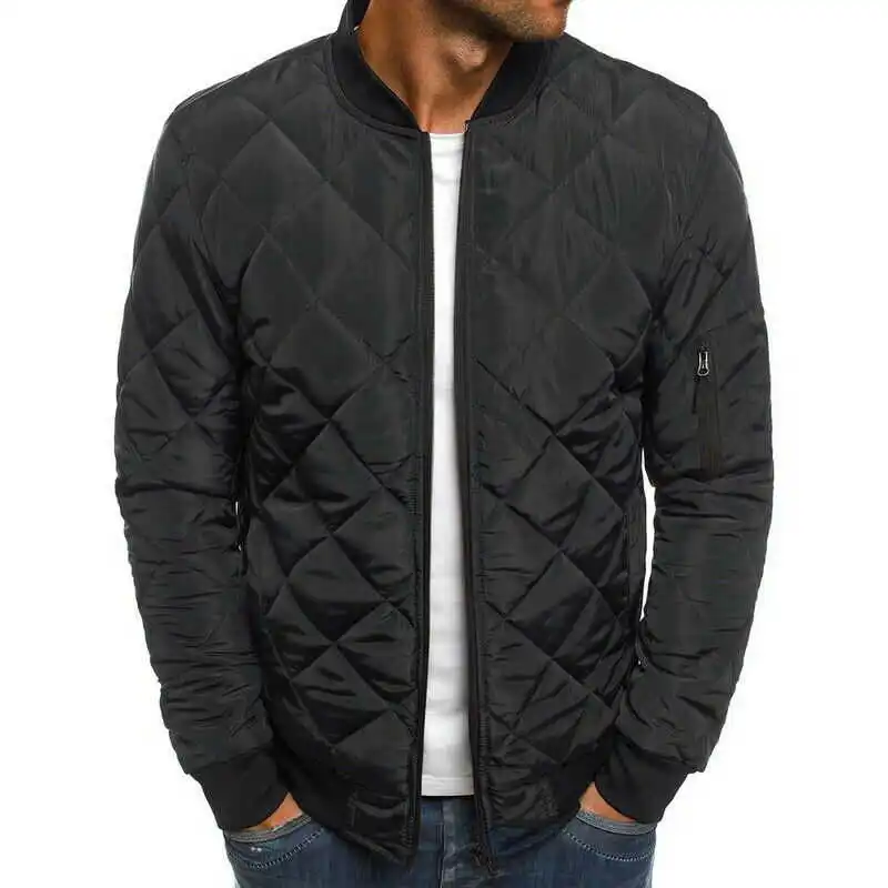 Collar Winter Lightweight Packable Men's Coat Down Stand Puffer Bomber Jacket Size S-2XL
Collar Winter Lightweight Packable Men's Coat Down Stand Puffer Bomber Jacket Size S-2XL