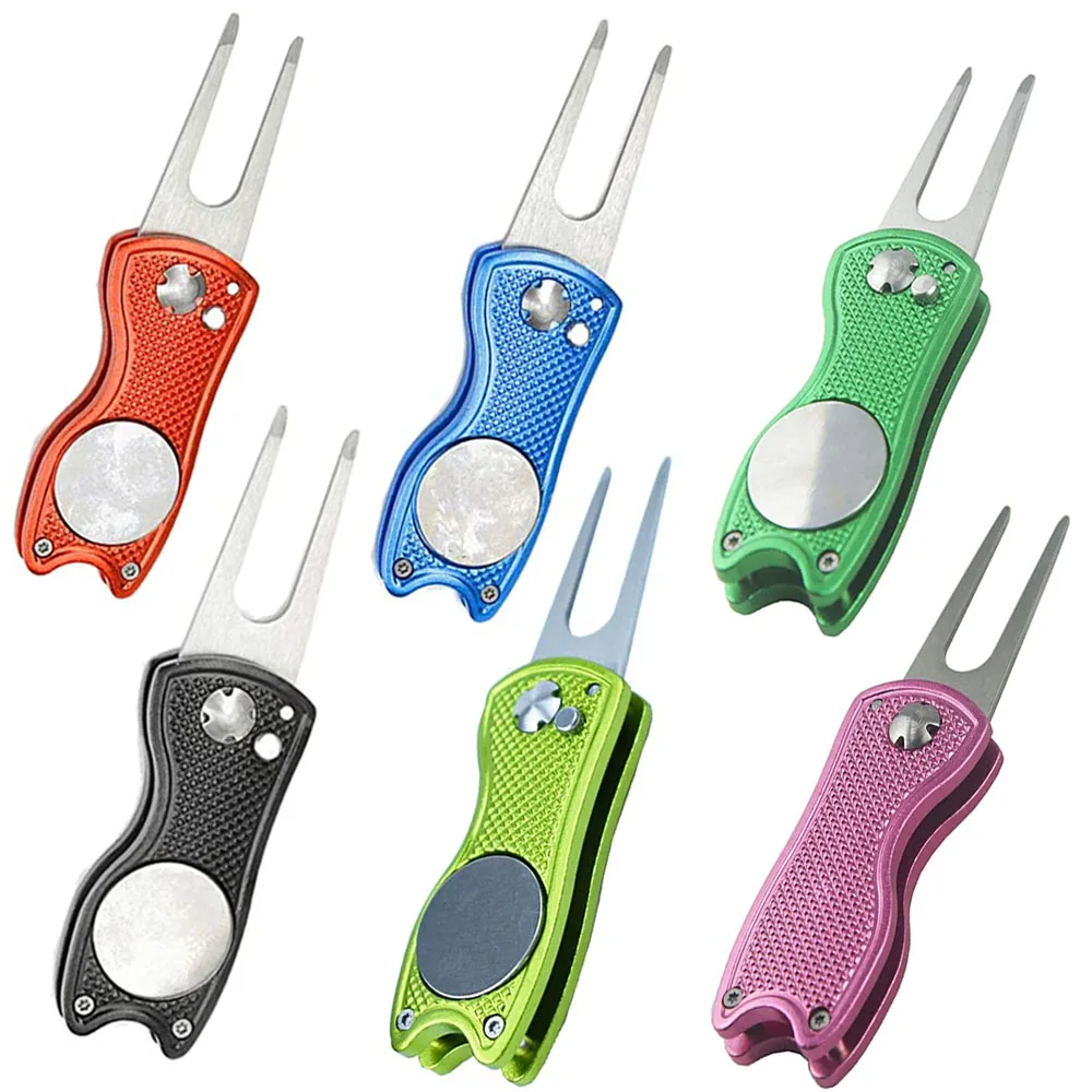 2Pcs Golf Divot Repair Tool Stainless Steel Foldable Golf Green Fork Golf Training Aids Pitch Alloy Tool,6 Colors
2Pcs Golf Divot Repair Tool Stainless Steel Foldable Golf Green Fork Golf Training Aids Pitch Alloy Tool,6 Colors