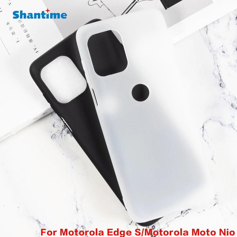 Силиконовый защитный чехол-накладка для Motorola Edge S мягкий чехол из ТПУ Moto Nio G100 |