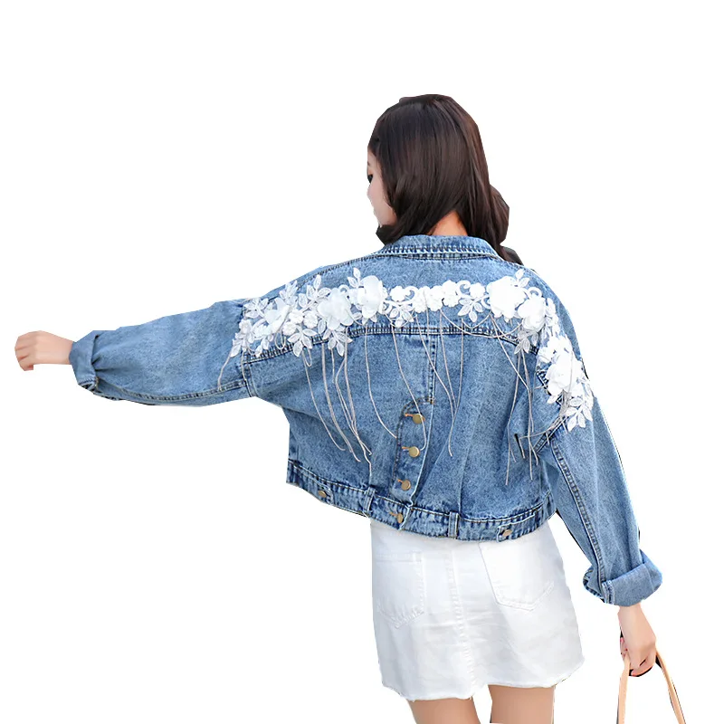 2020 spring and autumn new fashion denim coat, women's short and loose Korean version student's versatile top
2020 spring and autumn new fashion denim coat, women's short and loose Korean version student's versatile top