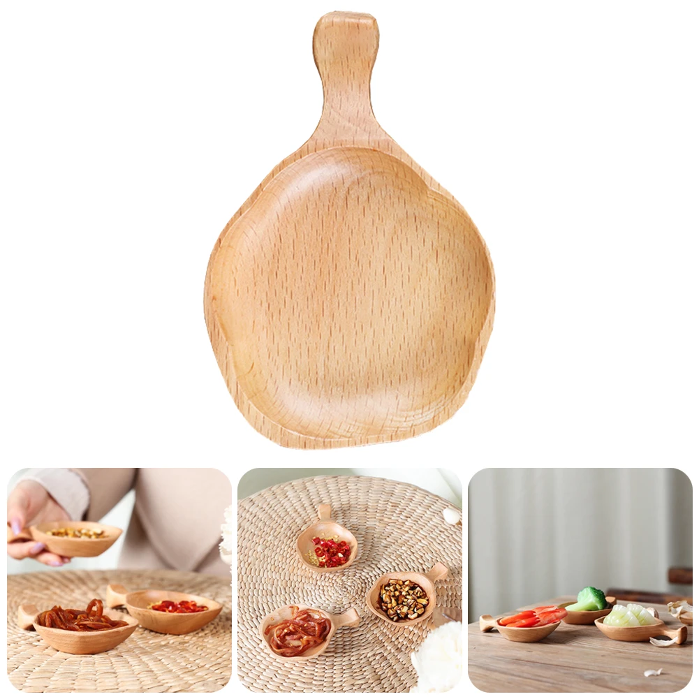 Wood Plate Wooden Dipping Sauce Dish Wave Edge Soy Sauce Wooden Side Dish Bowl Serving Tray&Handle for Desserts Fruits Tableware
Wood Plate Wooden Dipping Sauce Dish Wave Edge Soy Sauce Wooden Side Dish Bowl Serving Tray&Handle for Desserts Fruits Tableware