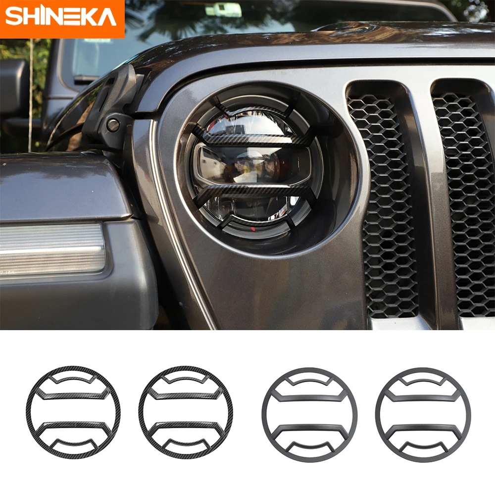 SHINEKA Lamp Hoods For Jeep Wrangler JL 2018+ Car Front Head Light Protection Trim Cover Stickers For Jeep Gladiator JT 2018+
SHINEKA Lamp Hoods For Jeep Wrangler JL 2018+ Car Front Head Light Protection Trim Cover Stickers For Jeep Gladiator JT 2018+