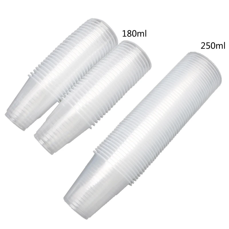 100Pcs 180ml 250ml Large Plastic Disposable Cups Kit Resin Casting Mixing Stirring Cups Dispenser Epoxy Resin Art Tools
100Pcs 180ml 250ml Large Plastic Disposable Cups Kit Resin Casting Mixing Stirring Cups Dispenser Epoxy Resin Art Tools