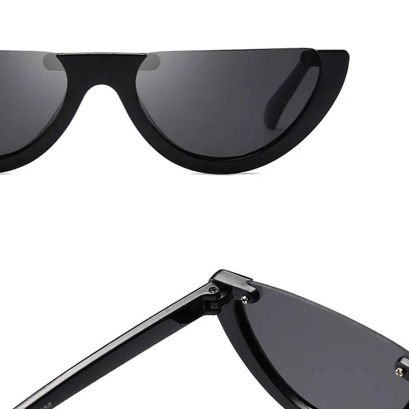Cool Half Frame Cat Eye Sunglasses Women Fashion Brand Designer Eyeglasses Candy Colors Lens Sun Glasses Mirror Sunglasses
Cool Half Frame Cat Eye Sunglasses Women Fashion Brand Designer Eyeglasses Candy Colors Lens Sun Glasses Mirror Sunglasses