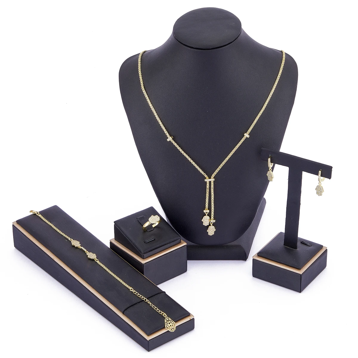 2021 Apr hot selling accessories wedding jewelry set for women Mixed color jewelry set copper high quality jewelry set
2021 Apr hot selling accessories wedding jewelry set for women Mixed color jewelry set copper high quality jewelry set