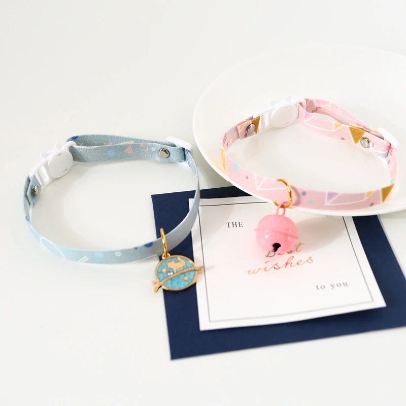 Bell Cat Dog Collar for Small Dogs Cats Cute Kitten Puppy Collars with Bell Tag Nylon Print Pet Cats Necklace Accessories
Bell Cat Dog Collar for Small Dogs Cats Cute Kitten Puppy Collars with Bell Tag Nylon Print Pet Cats Necklace Accessories