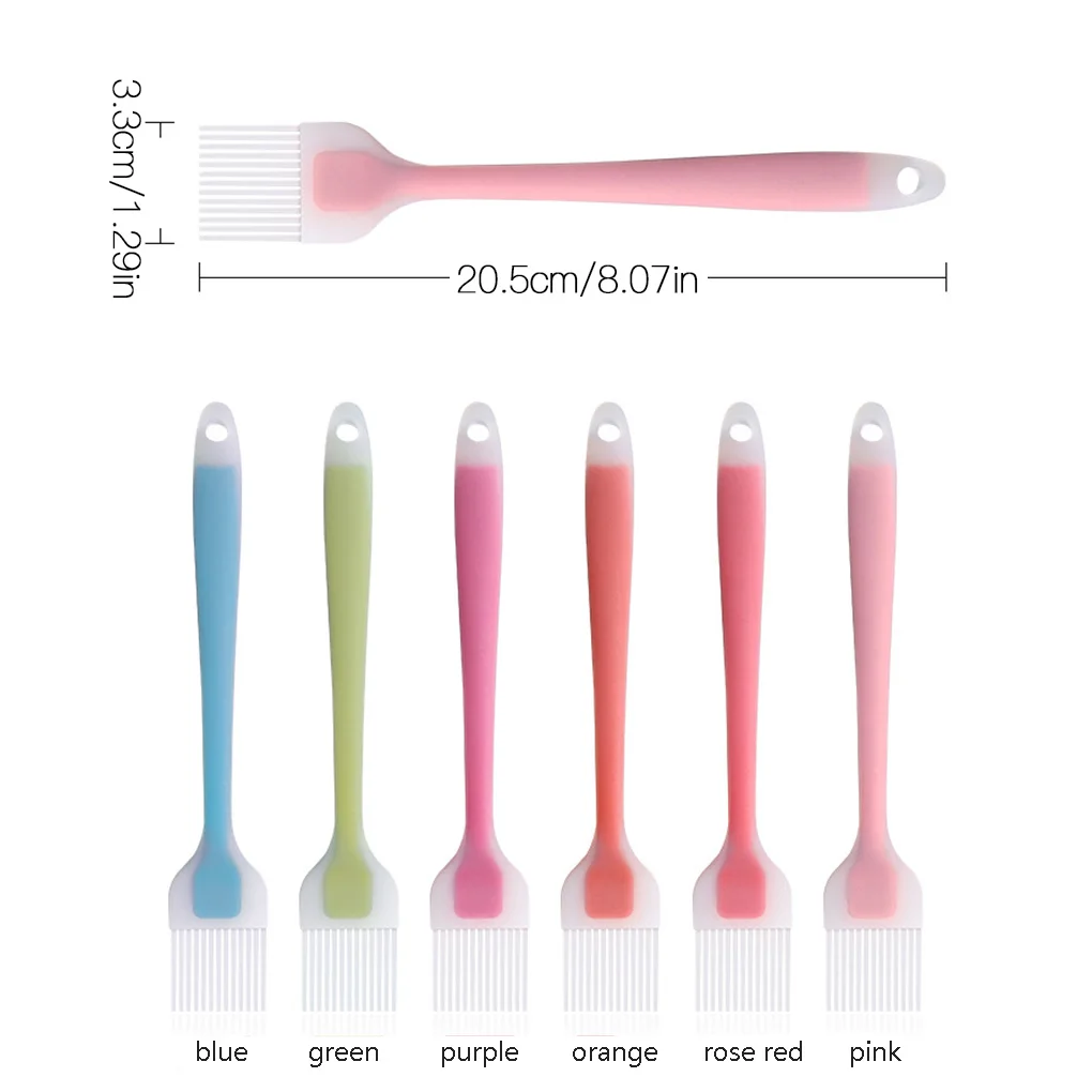 Silicone Basting Brush High Heat Reistant Pastry Brush Translucent Reusable Barbecue Utensil Blue 
Silicone Basting Brush High Heat Reistant Pastry Brush Translucent Reusable Barbecue Utensil Blue