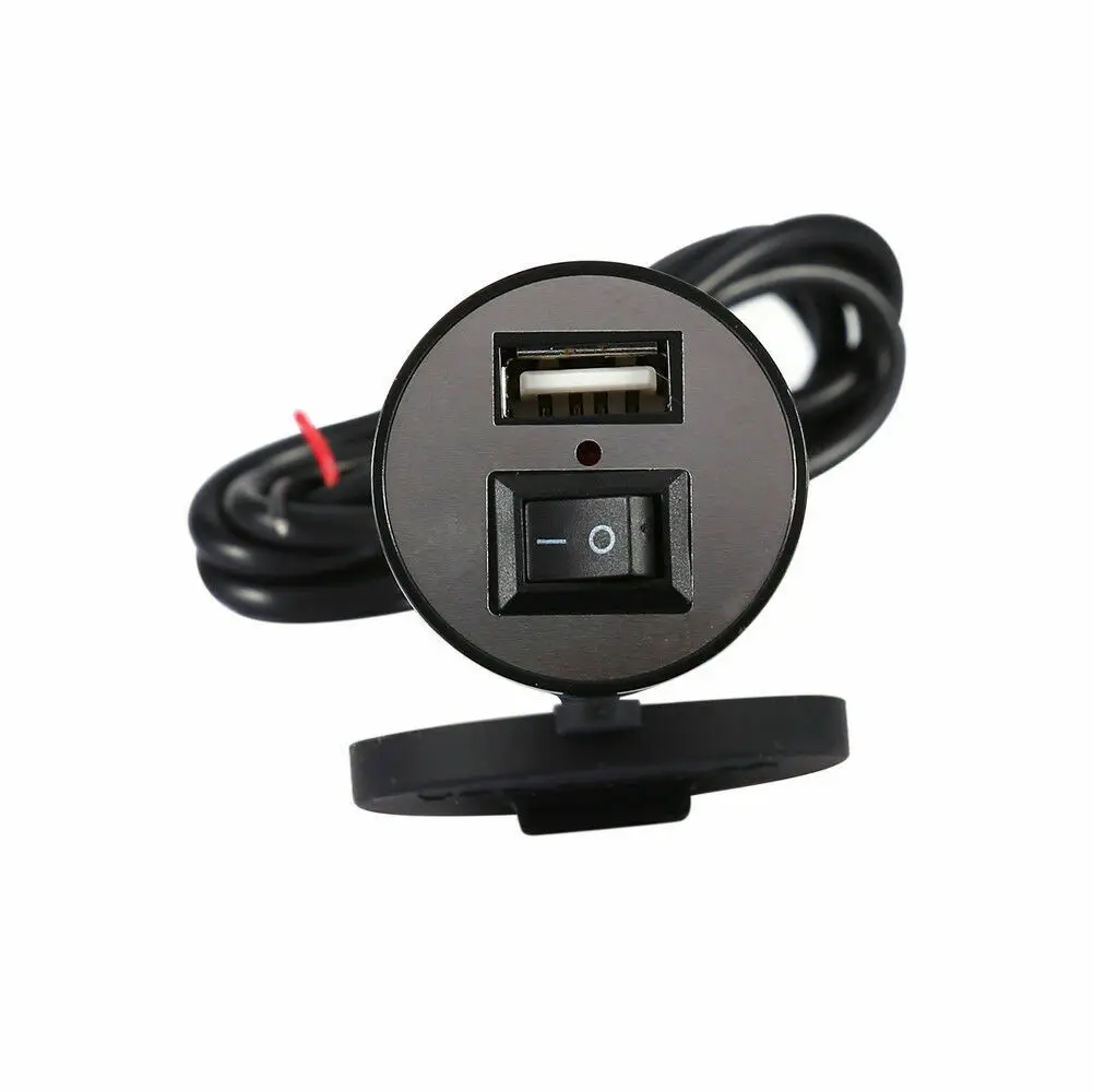 USB мотоцикл телефон источник питания Зарядка порт розетка 12 В аксессуары Para Авто