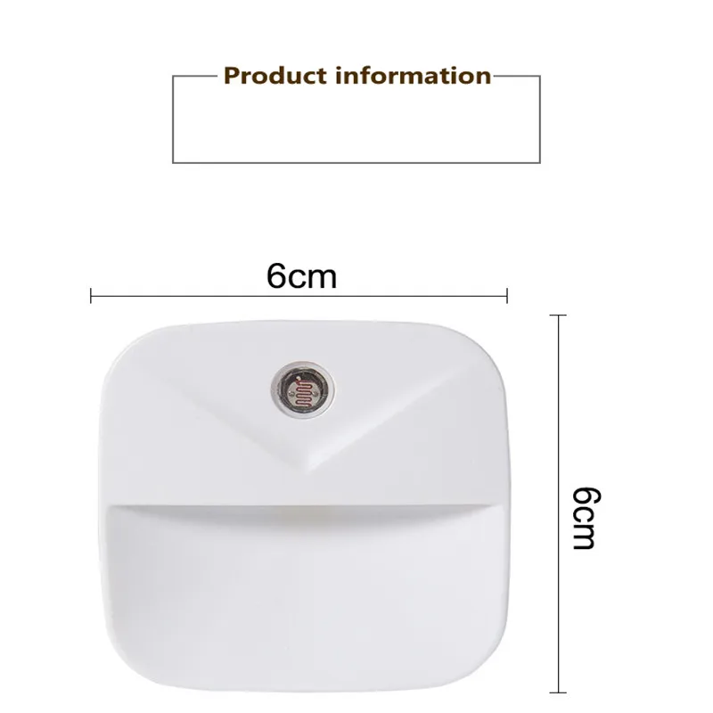 2PCS Night light LED lamp plug-in energy-saving light creative gift control night light Intelligent sensor bedside lamp For Dark
2PCS Night light LED lamp plug-in energy-saving light creative gift control night light Intelligent sensor bedside lamp For Dark