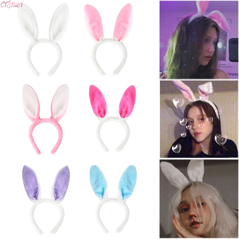 

Easter Adult Children Cute and Comfortable Hairband Rabbit Ear Headband Anime Bunny Hairpin Cosplay Girls Hair Accessories