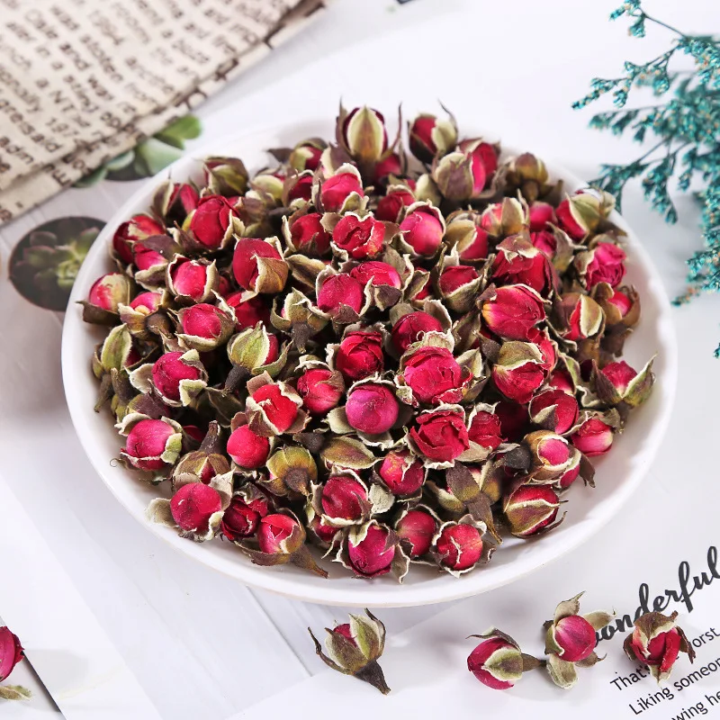 

500g Natural Dried Flower Mini Phnom Penh Rose Bud DIY Wedding Centerpieces Room Accessories Gift for Girlfriend