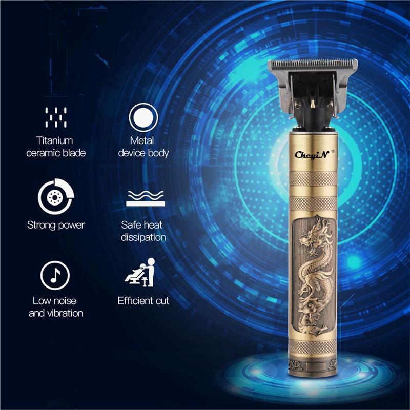 Professional Hair Clipper Men T-Outliner Beard Trimmer Titanium Ceramic Blade Electric Baldheaded Finishing Hair Cutting Machine
Professional Hair Clipper Men T-Outliner Beard Trimmer Titanium Ceramic Blade Electric Baldheaded Finishing Hair Cutting Machine