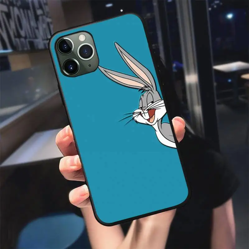 Cartoon cute Bugs Bunny Phone Case For iphone 7 8 plus x xr xs 11 12 mini pro max black soft nax fundas cover
Cartoon cute Bugs Bunny Phone Case For iphone 7 8 plus x xr xs 11 12 mini pro max black soft nax fundas cover
