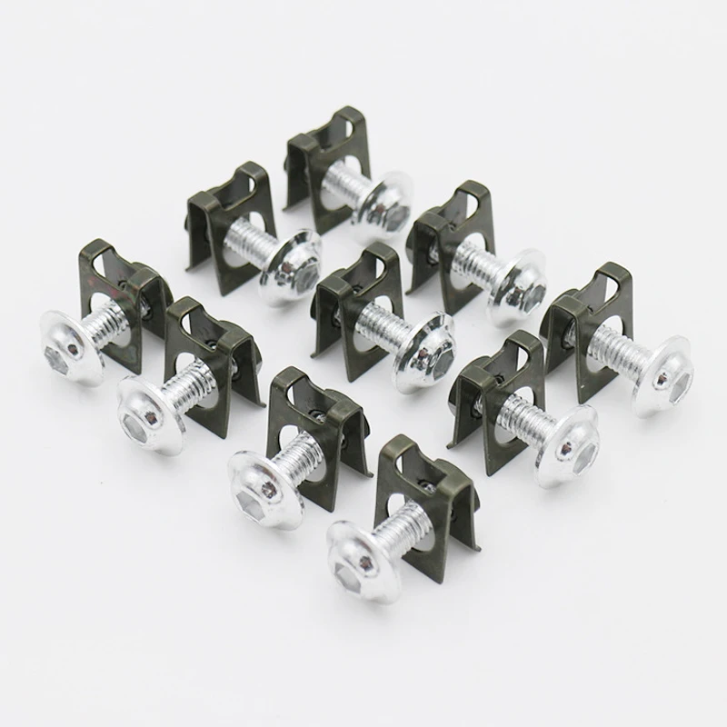 10x 6mm Universal Motorcycle Fairing Body Bolts Scooter Nuts Bolts M6 Spire Speed Fastener Clips Screw Spring Bolts Nuts
10x 6mm Universal Motorcycle Fairing Body Bolts Scooter Nuts Bolts M6 Spire Speed Fastener Clips Screw Spring Bolts Nuts