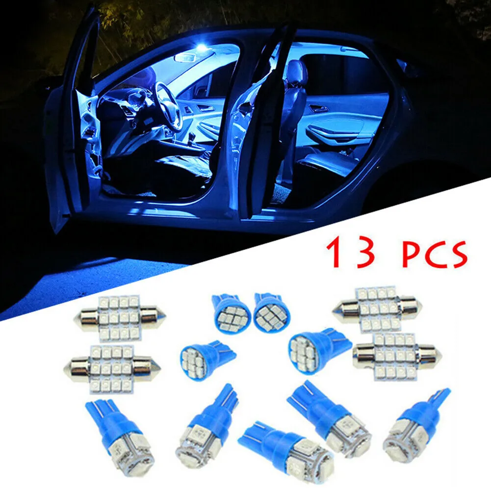 13× Car Interior LED Light Bulb For Dome License Plate Lamp 12V Kit Accessories Car Led Lamp Side Wedge Light
13× Car Interior LED Light Bulb For Dome License Plate Lamp 12V Kit Accessories Car Led Lamp Side Wedge Light