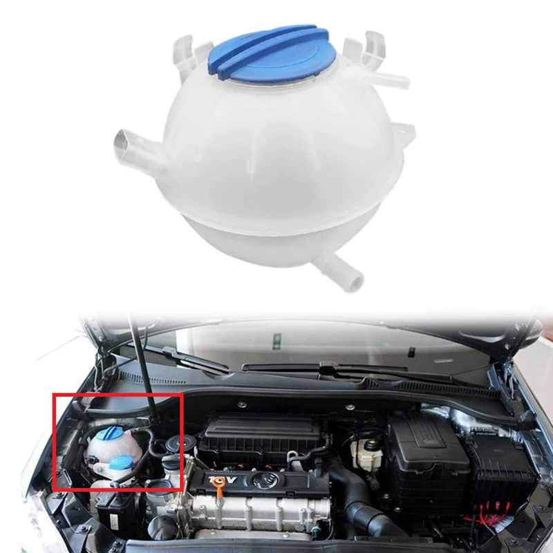 

Резервуар охлаждающей жидкости с крышкой для Jetta MK5 Golf MK6 Tiguan Passat CC Beetle Eos A3 TT 1K0121407A
