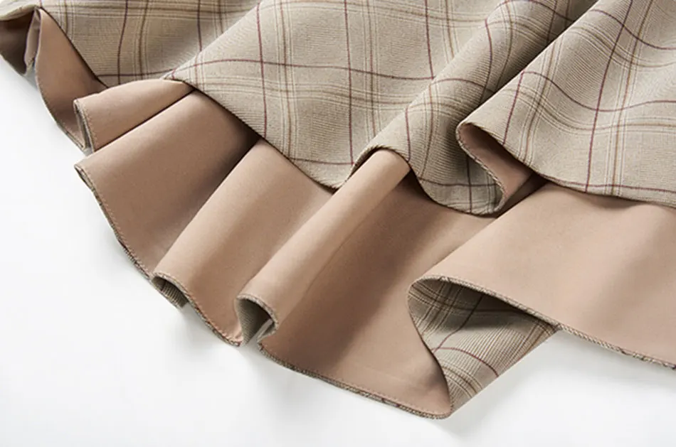 Women Plaid Midi Dress One Shoulder Puff Sleeve Folded Drawstring Retro Dress Sexy Irregular Bodycon Dress 2020 Fashion Vestidos
Women Plaid Midi Dress One Shoulder Puff Sleeve Folded Drawstring Retro Dress Sexy Irregular Bodycon Dress 2020 Fashion Vestidos