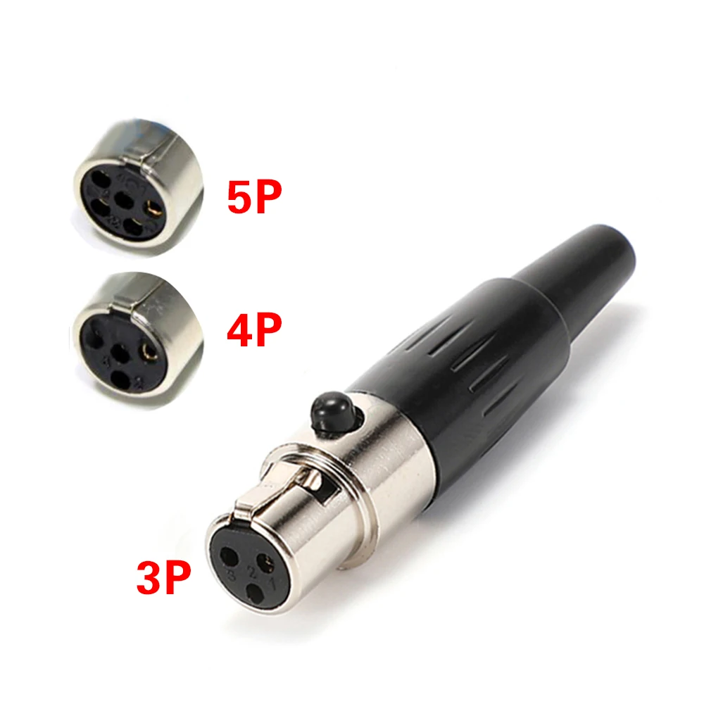 2021 Hot Sale 3 4 5 PIN Mini XLR Female Aviation Connector for Microphone Audio Video Connect
2021 Hot Sale 3 4 5 PIN Mini XLR Female Aviation Connector for Microphone Audio Video Connect