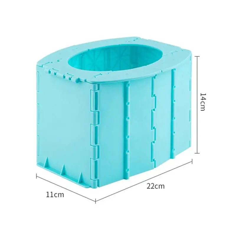 Портативный складной туалет удобное ведро для кемпинга походов путешествий