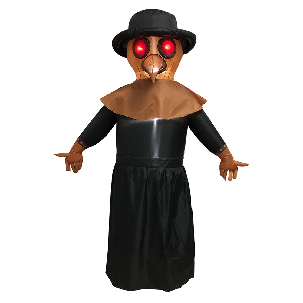 Plague Doctor Inflatable Dolls Red Eye Yard Air Decoration Yard Garden Halloween Inflatable Props 1.9M
Plague Doctor Inflatable Dolls Red Eye Yard Air Decoration Yard Garden Halloween Inflatable Props 1.9M