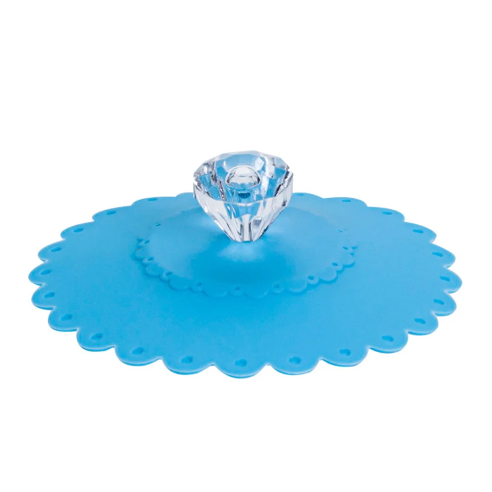 6 Pcs 10.5CM Transparent Diamond with Flower Pattern Cup Lids Dust-Proof Silicone Mug Cover Bright Color Drink Cup Lids(Random
6 Pcs 10.5CM Transparent Diamond with Flower Pattern Cup Lids Dust-Proof Silicone Mug Cover Bright Color Drink Cup Lids(Random