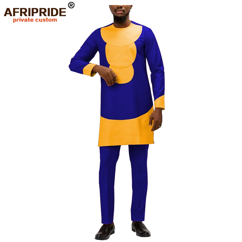 africa ankara spring&autumn pants set for men AFRIPRIDE full sleeve pull over side split top+pants men's cotton set A1916009
africa ankara spring&autumn pants set for men AFRIPRIDE full sleeve pull over side split top+pants men's cotton set A1916009