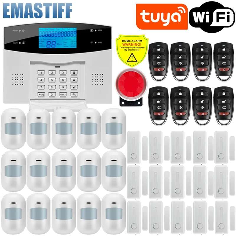 Wireless Tuya Wifi Gsm Home Burglar Security Alarm System Smart Life Alexa Google Apps Control With Sensor Detector Kit
Wireless Tuya Wifi Gsm Home Burglar Security Alarm System Smart Life Alexa Google Apps Control With Sensor Detector Kit