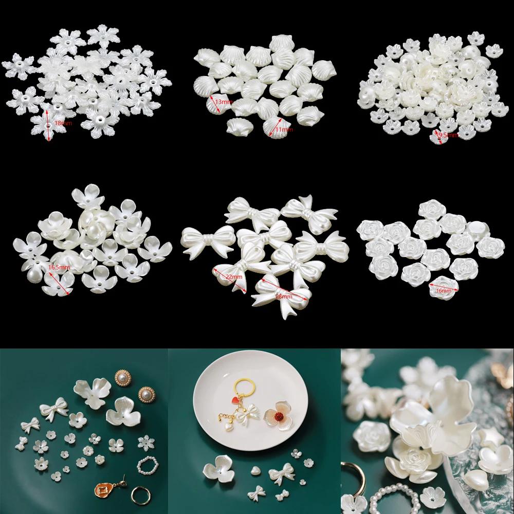 20Pcs/Lot Acrylic Floral End Caps White Flower-Shaped Spacer Beads Charm Caps For DIY Necklace Bracelet Jewelry Making Findings
20Pcs/Lot Acrylic Floral End Caps White Flower-Shaped Spacer Beads Charm Caps For DIY Necklace Bracelet Jewelry Making Findings