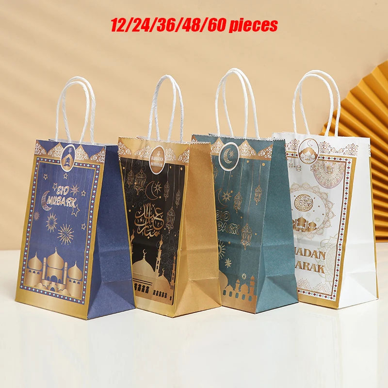 High Quality Eid Mubarak Festival Gift Bags with Handles 27*21*11cm Cookie Packaging Bags Eid Party Supplies Decoration Gift Box
High Quality Eid Mubarak Festival Gift Bags with Handles 27*21*11cm Cookie Packaging Bags Eid Party Supplies Decoration Gift Box